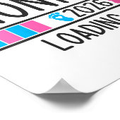 Vrouwen binnenkort Nonna 2026 Loading zwangerschap Poster (Hoek)