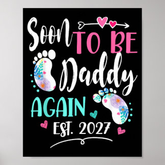 Vrouwen binnenkort weer papa 2027 Moederdag Poster