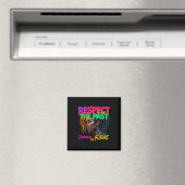 Vrouwen Black History Month Respecteer het Verlede Magneet (Insitu (Vaatwasser))