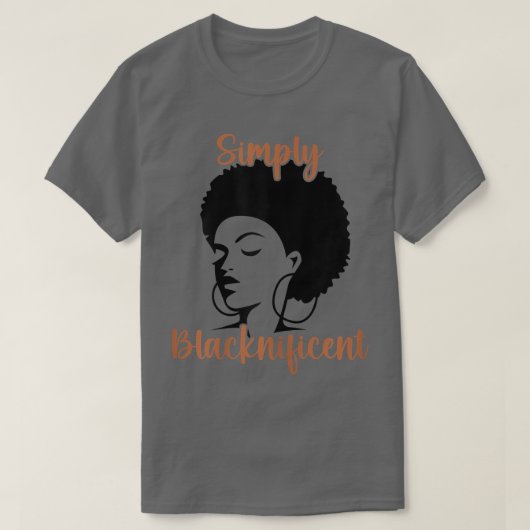 Vrouwen Blacknificant Afro Melanin African Pride B T-shirt (Design voorkant)