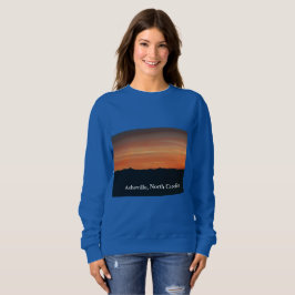 Vrouwen blauw Sweatshirt met zonnebrandcrème