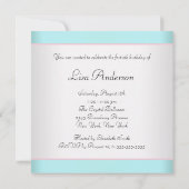 Vrouwen Blauwgroen Roze Rozen Elegant 40ste verjaa Kaart (Achterkant)