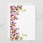 Vrouwen Bloemen 80th 90th 91st 92nd 95th 98th 99th Kaart (Achterkant)