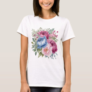 Vrouwen Bloemen T-shirt