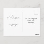 Vrouwen Bloementuin Briefkaart (Achterkant)