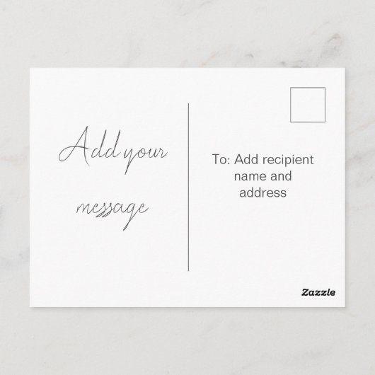 Vrouwen Bloementuin Briefkaart (Achterkant)