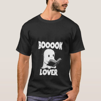 Vrouwen Boekenliefhebber Schattigee Ghost Bookworm T-shirt