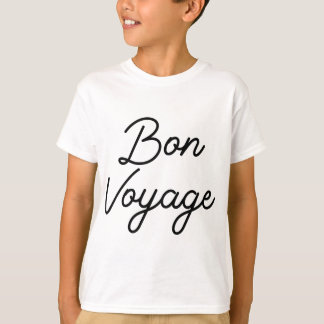Vrouwen Bon Voyage Goede reis Vakantie Reizen Best T-shirt