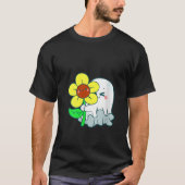 Vrouwen Boo Bloem Verjaardag Meisje Tweeling Coque T-shirt (Voorkant)