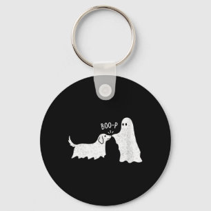 Vrouwen Boo Boo-P Hond Geest Grappige Halloween Ho Sleutelhanger