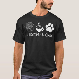 Vrouwen Breien Grappige Breisters Koffie Liefhebbe T-shirt