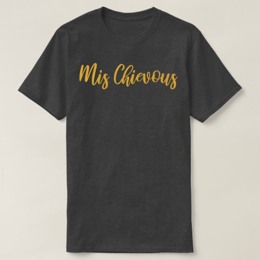 Vrouwen Bridesmaid Funny Bride Squad Mis Chievous T-shirt (Design voorkant)