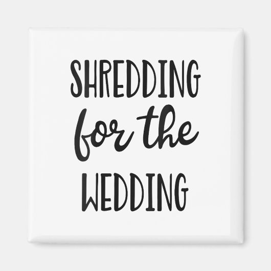 Vrouwen Bruid Bruidegom Gym Training Workout V- Magneet (Voorkant)