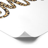 Vrouwen Bruid Bruidegom Mevrouw Leopard Print Wedd (Hoek)