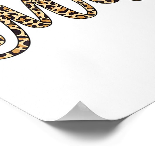 Vrouwen Bruid Bruidegom Mevrouw Leopard Print Wedd (Hoek)