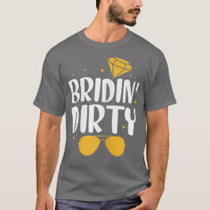 Vrouwen Bruid Vuil Bruid Bruidsmeisje Bruiloft Bac T-shirt