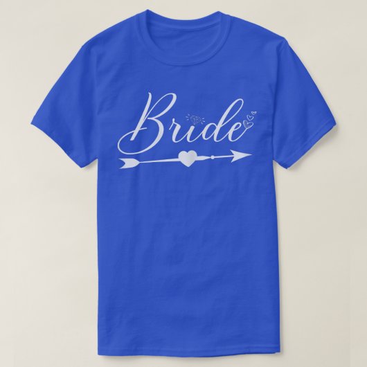 Vrouwen bruids verlovingsfeest t-shirt (Design voorkant)