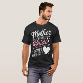 Vrouwen bruidsfeest moeder van de bruid hield van t-shirt (Voorkant volledig)