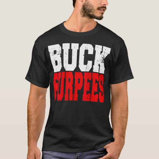 Vrouwen Buck Furpees Gym Fitness Funny Burpees T-shirt (Voorkant)
