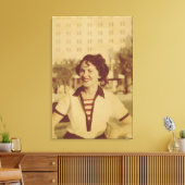 Vrouwen buiten canvas afdruk (Insitu (Woonkamer))