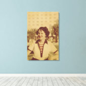 Vrouwen buiten canvas afdruk (Insitu (Houten vloer))