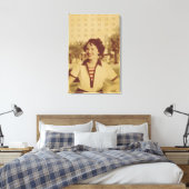 Vrouwen buiten canvas afdruk (Insitu (Slaapkamer))