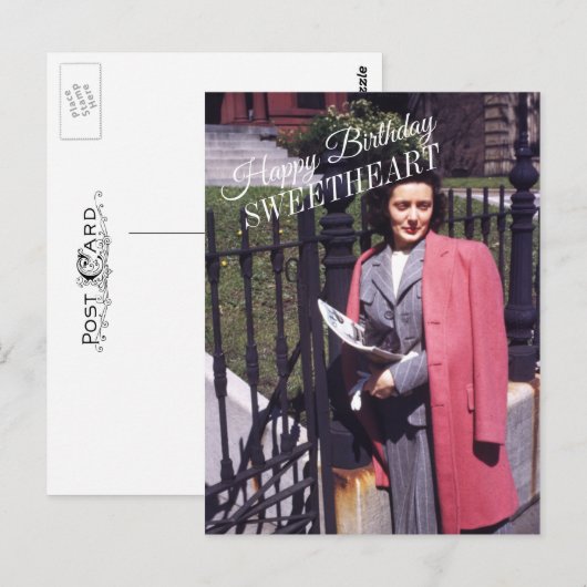 Vrouwen buiten de Mode van het midden van de eeuw Briefkaart (Voorkant / Achterkant)