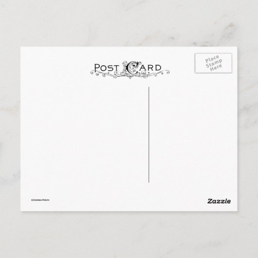 Vrouwen buiten de Mode van het midden van de eeuw Briefkaart (Achterkant)