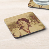 Vrouwen buiten drankjes onderzetter (Linkerzijde)