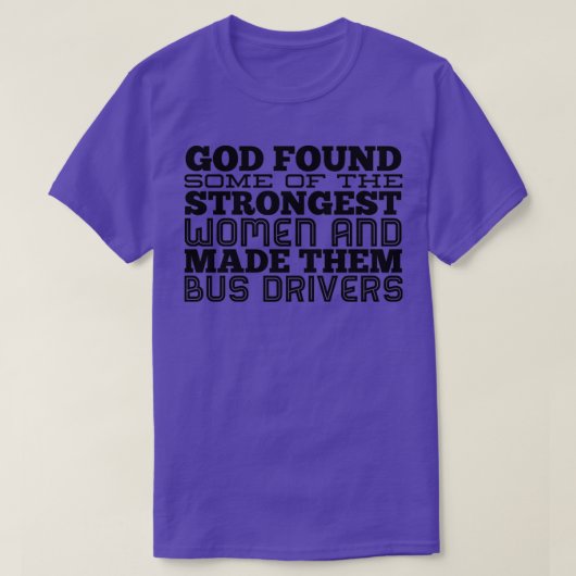 VROUWEN BUS DRIVER T-SHIRT (Design voorkant)