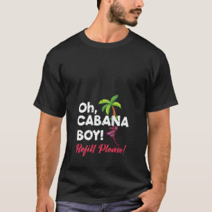 Vrouwen Cabana Boy Beach Vakantie Pool Party Zomer T-shirt