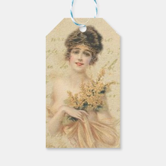 vrouwen cadeaulabel (Achterkant)