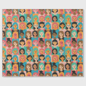 Vrouwen Cadeaupapier (Vlak)