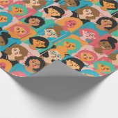 Vrouwen Cadeaupapier (Hoek)