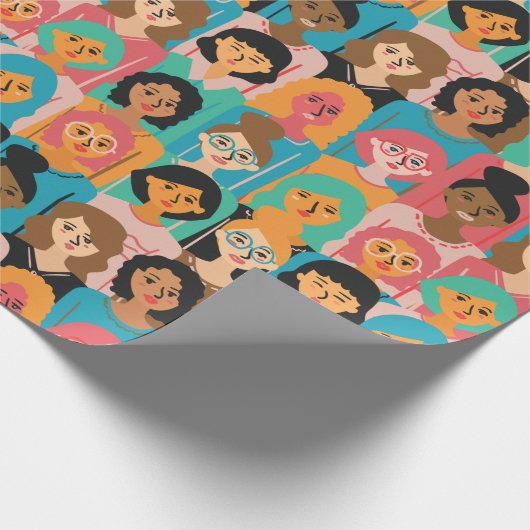 Vrouwen Cadeaupapier (Hoek)