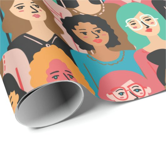 Vrouwen Cadeaupapier (Rol Hoek)