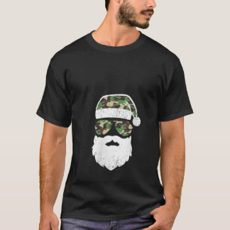 Vrouwen Camo Santa Claus Zonnebril Kinder Camoufla T-shirt