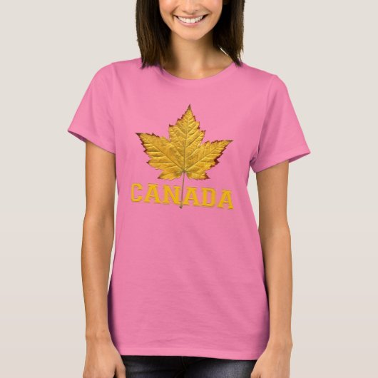 Vrouwen Canada Shirt Jersey Canada Souvenir Shirte (Voorkant)