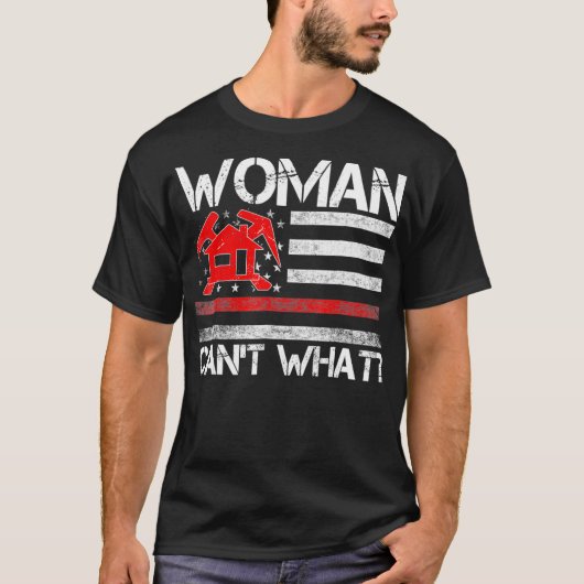 Vrouwen Cant What Roofer T-shirt (Voorkant)