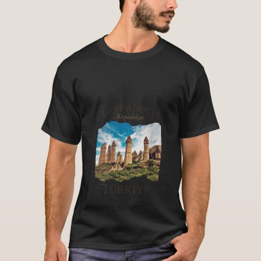 Vrouwen Cappadocia Kapadokya Turkije Love Valley S T-shirt (Voorkant)