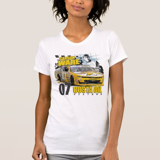 Vrouwen Carson Ware 07 Costa Oil T-shirt (Voorkant)