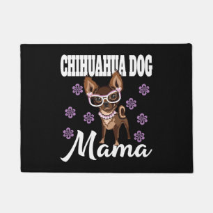 Vrouwen Chihuahua Hond Mam Deurmat