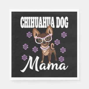 Vrouwen Chihuahua Hond Mam Servet