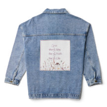 Vrouwen Christelijk Denim Jas
