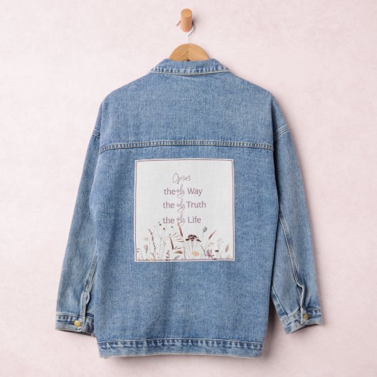 Vrouwen Christelijk Denim Jas Denim Jacket (Hangar)