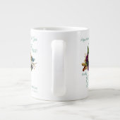 Vrouwen Christelijke Bijbel Verse Vrede en Goede Grote Koffiekop (Achterkant)