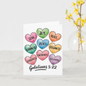 Vrouwen Christelijke Valentijn Galaten Hartjes Ges Kaart (Gele Bloem)