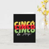 Vrouwen Cinco De Mayo Feest Mexicaans Fiesta Grapp Kaart (Gele Bloem)