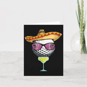 Vrouwen Cinco de Mayo golfbal met Sombrero Margar Kaart