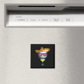 Vrouwen Cinco De Mayo Golfbal Met Sombrero Margar Magneet (Insitu (Vaatwasser))